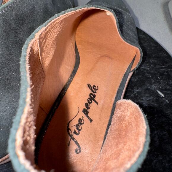 Free People Royale D’Orsay Flats Metallic Silver Women’s Size 37 / 6.5 US - Picture 7 of 7